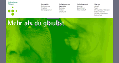 Desktop Screenshot of klinikseelsorge-tuebingen.de